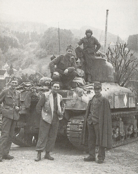 Französischer Panzer in Gaißau